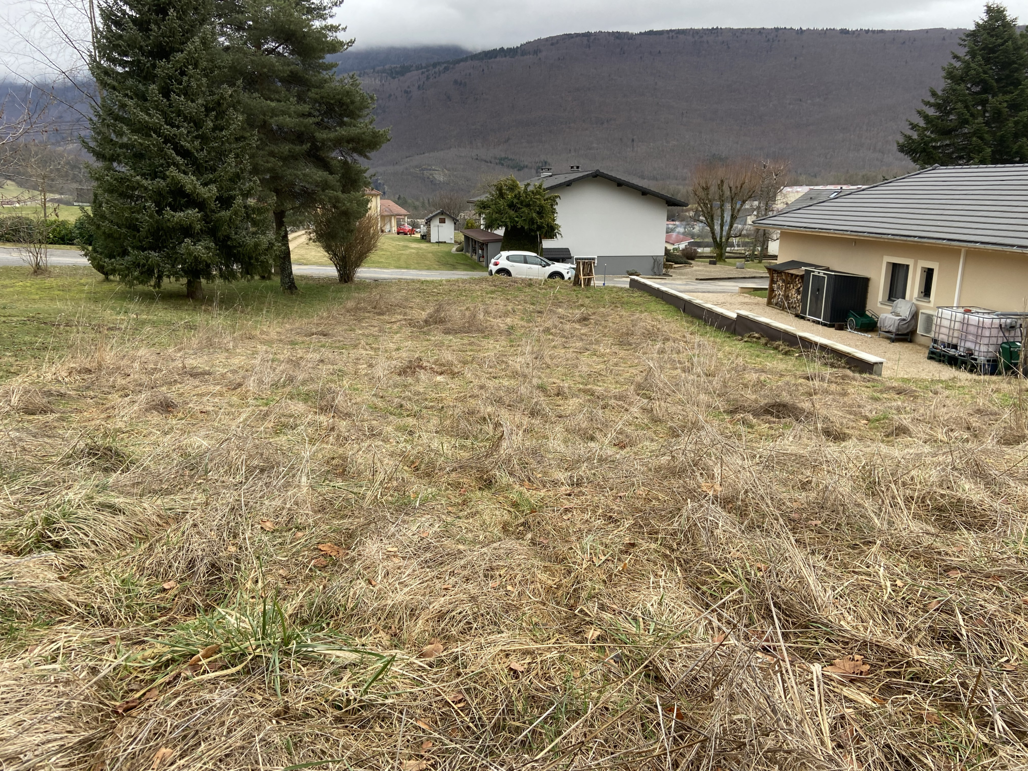 Terrain constructible et viabilisé de 1 365 m2  à Champfromi